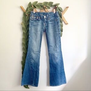 True Religion Blue Flare & Wide Leg Jeans